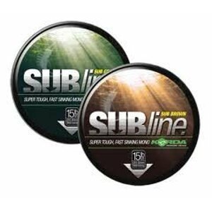 Korda Vlasec Subline 1000m Barva: Ultra Green, Nosnost: 10lb, Průměr: 0,30mm