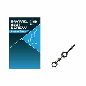 Nash Držák Nástrahy Swivel Bait Screw 10ks Velikost: 8mm