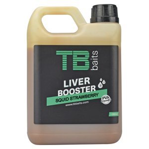 TB Baits Liver Booster Squid Strawberry Objem: 1L