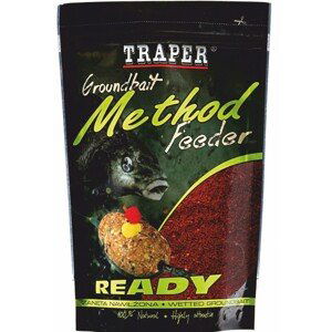 Traper Krmítková Směs Groundbait Method Feeder Ready 750g Hmotnost: 750 g, Příchuť: Kapr