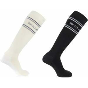 Salomon Ponožky 365 Knee 2-Pack White/Deep Black M