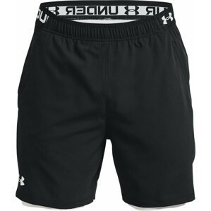 Under Armour Men's UA Vanish Woven 2-in-1 Shorts Black/White L Fitness kalhoty