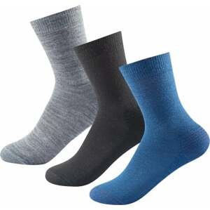 Devold Daily Merino Medium Sock 3 Pack Indigo Mix 41-46 Ponožky