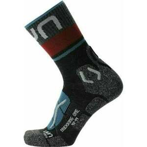 UYN Man Trekking One Merino Socks Anthracite/Blue 35-38 Ponožky