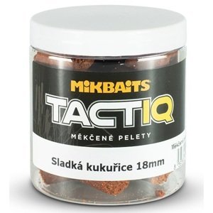Mikbaits měkčené pelety tactiq 250 ml 18 mm - sladká kukuřice