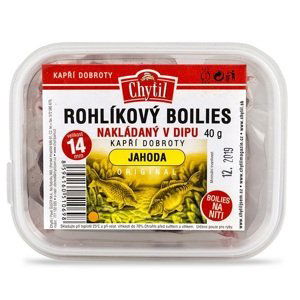 Chytil rohlíkové boilie v dipu 14 mm 60 g-česnek