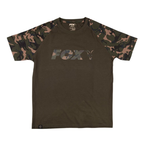 Fox triko camo khaki chest print t-shirt - l