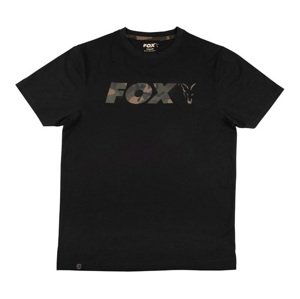 Fox triko black camo chest print t-shirt - xxl