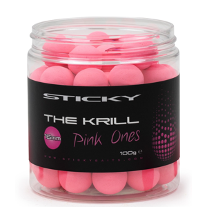Sticky baits plovoucí boilies the krill pop-ups pink ones 100 g - 14 mm