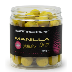 Sticky baits plovoucí boilies manilla pop-ups yellow ones 100 g - 14 mm