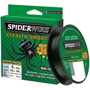 Spiderwire splétaná šňůra stealth smooth 12 zelená 150 m - 0,07 mm 6 kg