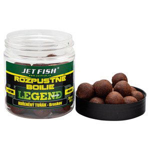 Jet fish rozpustné boilie legend range kořeněný tuňák broskev 250 ml - 24 mm