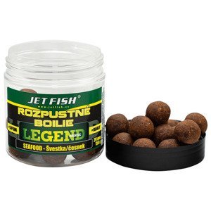 Jet fish rozpustné boilie legend range seafood švestka česnek 250 ml - 24 mm