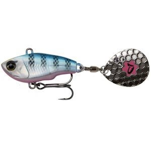 Savage gear fat tail spin sinking blue silver pink - 6,5 cm 16 g