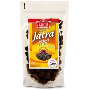 Chytil chytací pelety s dírkou 250 g - příchuť játra - průměr 20 mm