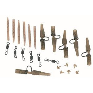 Extra carp závěsky camou heavy lead clip set