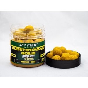 Jet fish  boosterované boilie natur line 250 ml 20 mm - kukuřice