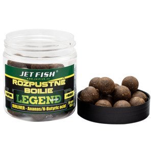 Jet fish rozpustné boilie legend range bioliver-ananas/n-butyric 250 ml - 20 mm