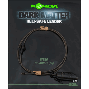 Korda koncová montáž dark matter leader heli safe 18,1 kg 1 m - weed