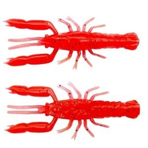 Savage gear gumová nástraha 3d crayfish rattling red uv 8 ks - 5,5 cm 1,6 g