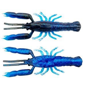 Savage gear gumová nástraha 3d crayfish rattling blue black 8 ks - 5,5 cm 1,6 g