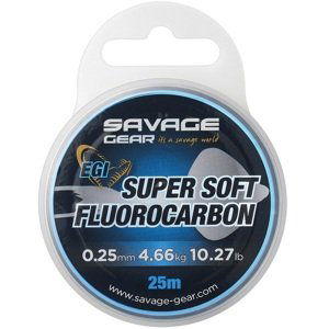 Savage gear fluorocarbon super soft egi pink 25 m - 0,29 mm 6,03 kg