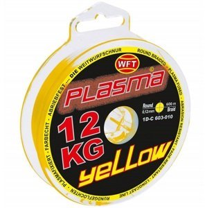 Wft šňůra kg plasma round žlutá 150 m - 0,10 mm 12 kg