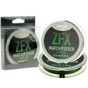 Zfish vlasec zfx match feeder camoline 150 m - 0,14 mm 2,5 kg