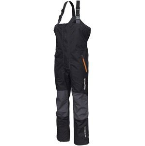 Savage gear kalhoty wp performance bib brace black grey - s