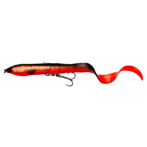 Savage gear 3d hard eel slow sinking red n black 17 cm 50 g