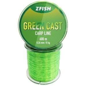 Zfish vlasec green cast carp line - 600 m 0,26 mm
