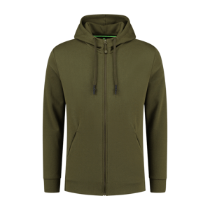 Korda mikina kore zip pro hoodie olive - velikost m