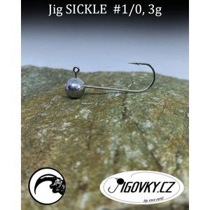 Jigovkycz jigová hlavička sickle 5 ks 1/0 - 4 g