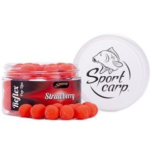 Sportcarp plovoucí boilie reflex pop up 150 ml 11 mm - strawberry