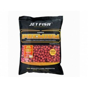 Jet fish boilie premium clasicc 5 kg 20 mm - jahoda / brusinka