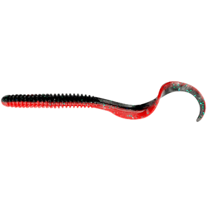 Savage gear gumová nástraha rib worm red n black - 9 cm 3 g
