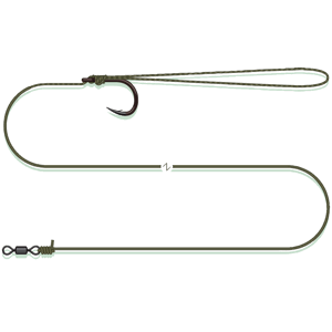 Madcat návazec coated pellet rig sinking - 0,75-1,2 mm - 60 cm 2/0