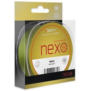 Delphin splétaná šňůrka nexo 8 green - průměr 0,25 mm / nosnost 41,6 lb / návin 130 m