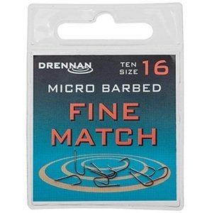 Drennan háčky fine match - velikost 18