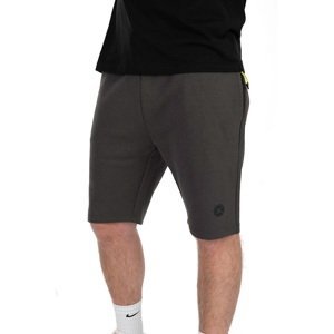 Matrix kraťasy black edition jogger shorts dark grey lime - xl