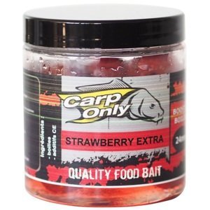 Carp only dipovaný boilies strawberry extra 250 ml - 24 mm