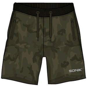 Sonik kraťasy camo fleece shorts - m