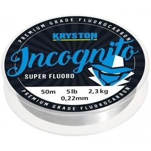 Kryston fluorocarbon incognito čirý 20 m - průměr 0,45 mm / nosnost 20 lb