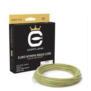 Cortland muškařská šňůra euro nymph braid core 022 freshwater 90 ft - dt sage green