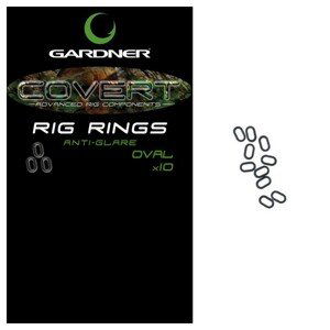 Gardner kroužky covert oval rig rings 10 ks