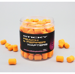 Sticky baits neutrálně vyvážené boilie peach pepper wafters 130 g
