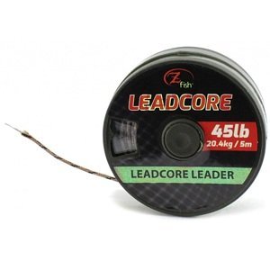 Zfish olověná šňůra leadcore leader 45 lb 5 m