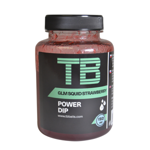 Tb baits power dip glm squid strawberry 150 ml