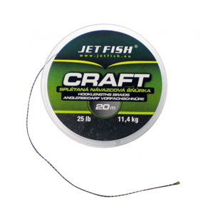 Jet fish splétaná šňůrka craft