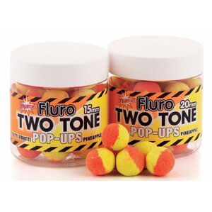 Dynamite baits pop-ups  fluro two tone tutti-frutti & pineapple-15 mm